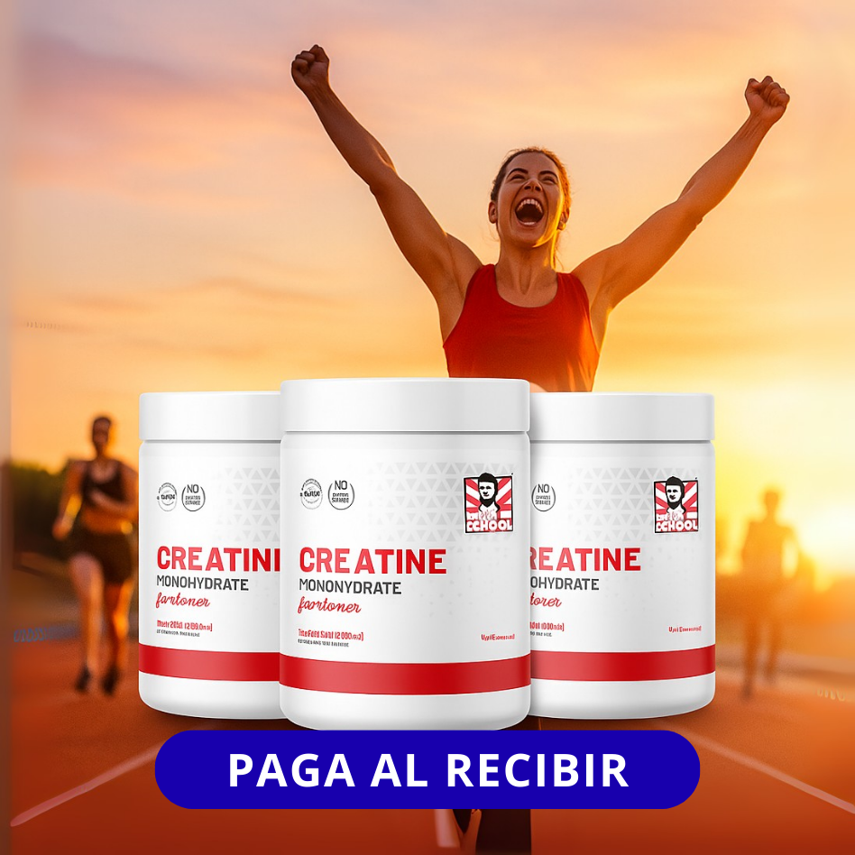 3 x Creatinas para mujer Old School 240 gr