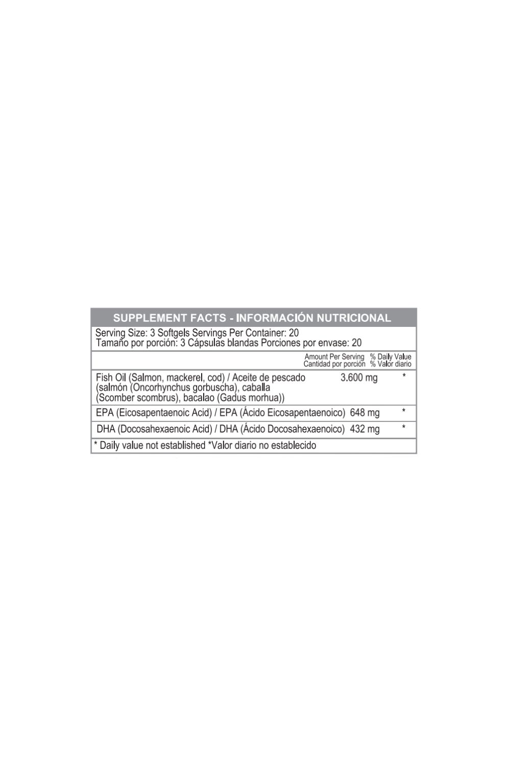 Omega 3 1200mg EPA+DHA - Healthy America