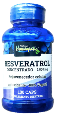 Resveratrol Concentrado 1.000mg Rejuvenecedor celular