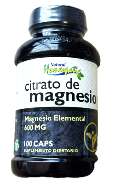 Citrato De Magnesio 600mg x 100 softgels