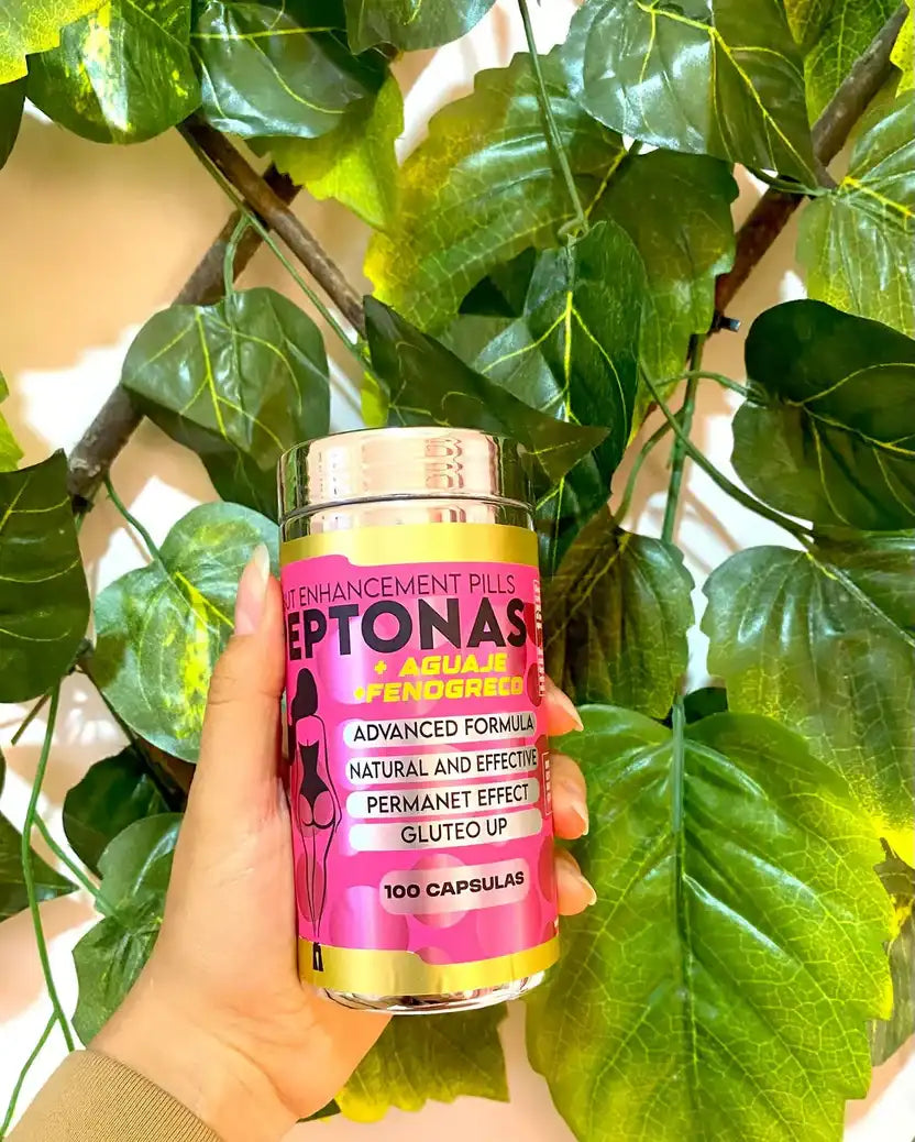 GLUTEOS UP - Peptonas con Aguaje + Fenogreco 100 Cápsulas | PRODUCTO ORIGINAL