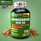 Ashwaganda para el Estrés y el Sueño - 100 Capsulas