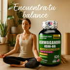 Ashwaganda para el Estrés y el Sueño - 100 Capsulas