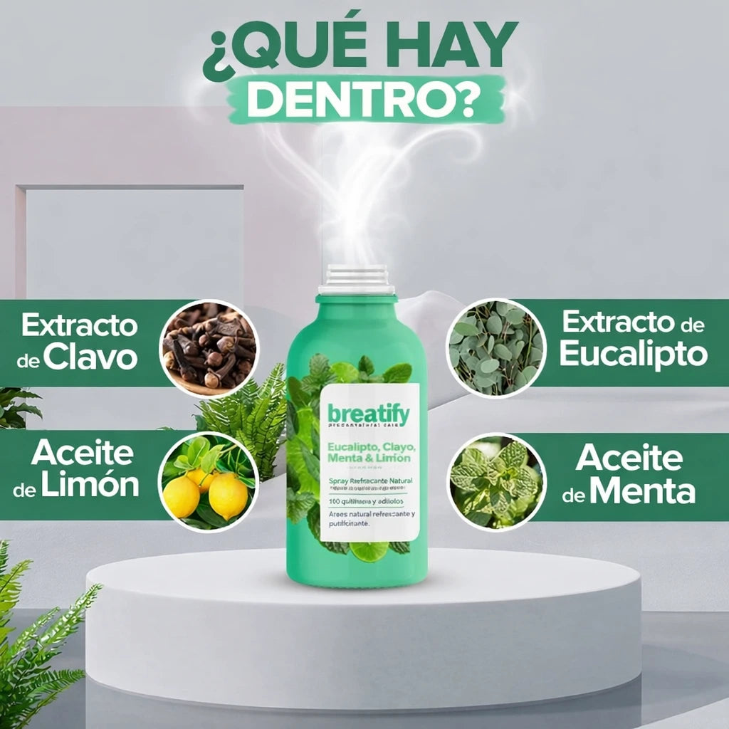 Breatify® Gotas para el Mal Aliento. Tratamiento para la Alitosis.