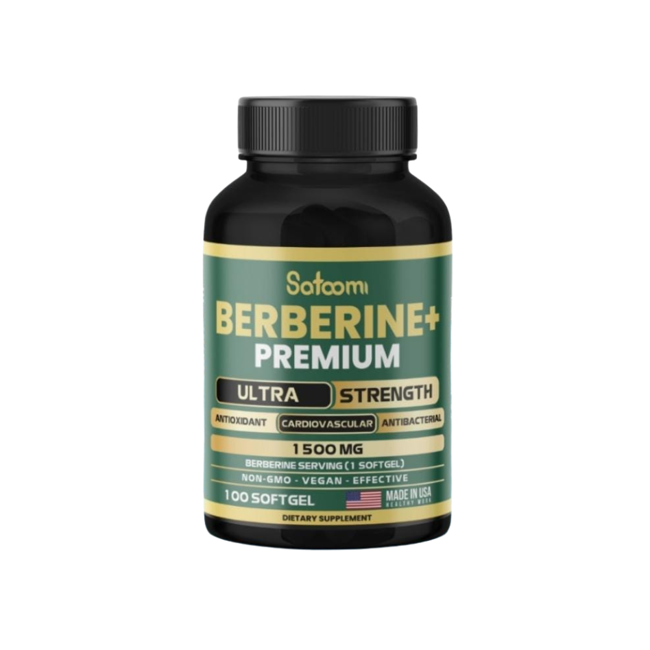 Berberine Premium | Control de Azúcar, Pérdida de Grasa y Energía Metabólica NATURAL