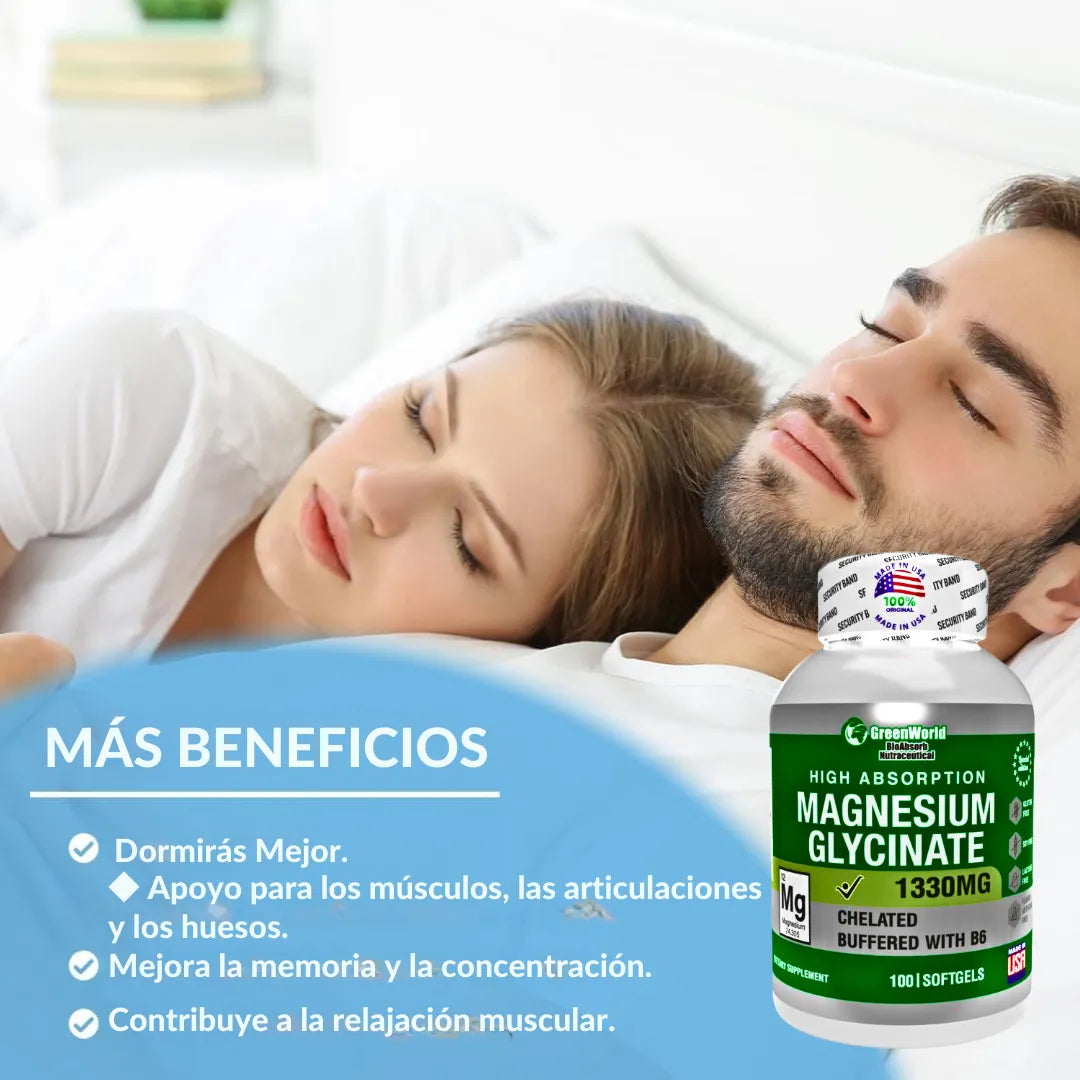 Glicinato De Magnesio X 100 Softgels