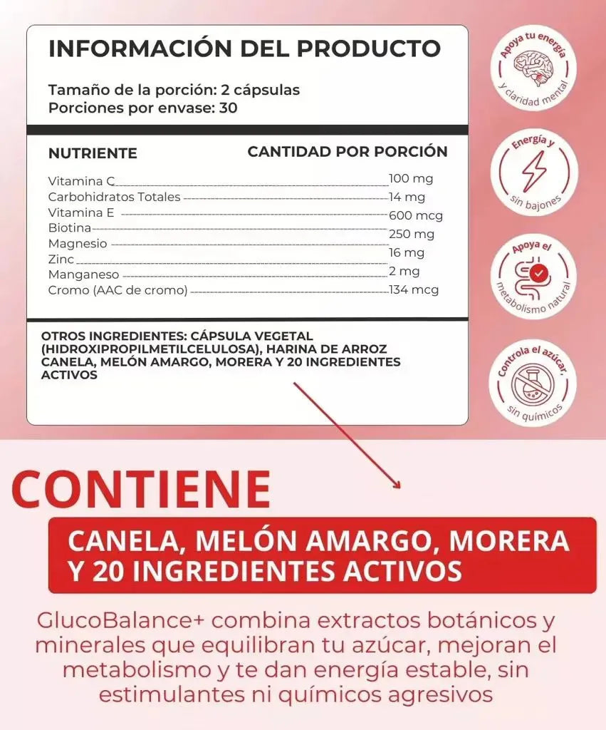 Blood Sugar Complex | Regula tus Niveles de Azúcar