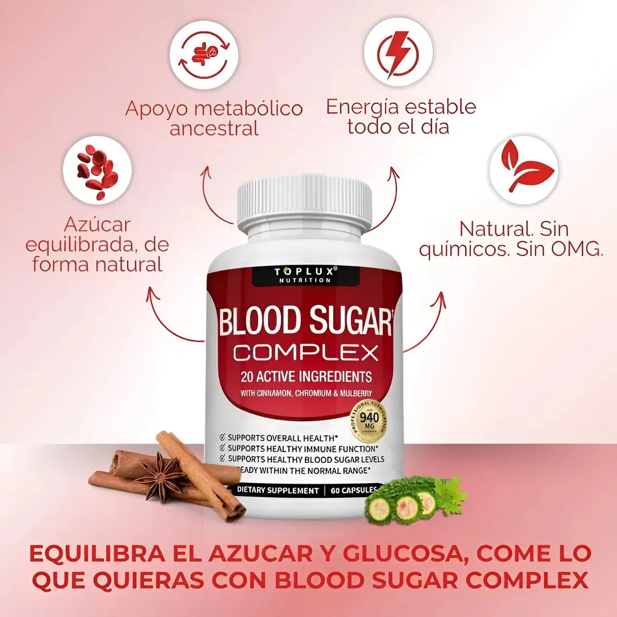 Blood Sugar Complex | Regula tus Niveles de Azúcar