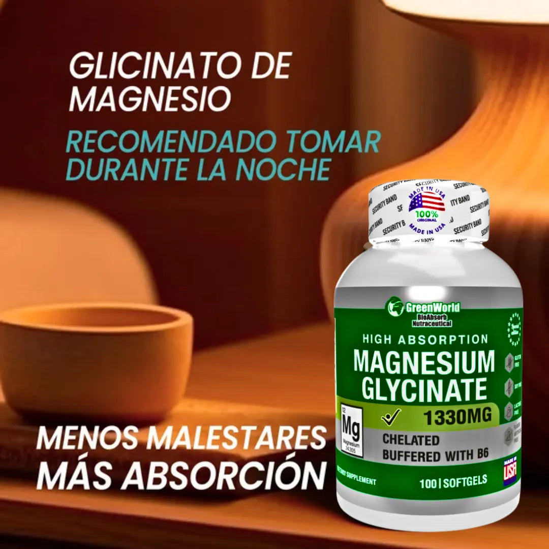 Glicinato De Magnesio X 100 Softgels