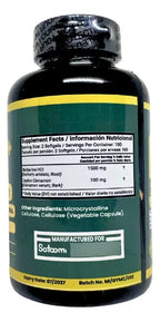 Berberina 1500mg | El azúcar en la sangre es lo primero que apaga la erección
