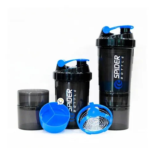 Termo Mezclador De Proteina Con Compartimientos 3 en 1