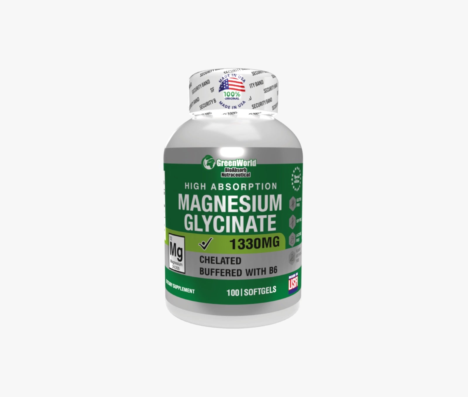 Glicinato De Magnesio X 100 Softgels