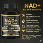 Nad+ con Resveratrol Ultra Strength - Rejuvenece en 1 mes