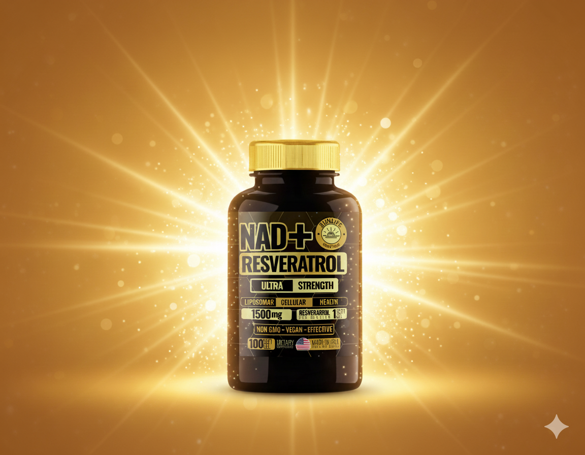 Nad+ con Resveratrol Ultra Strength Liposomar - Rejuvenece en 1 mes