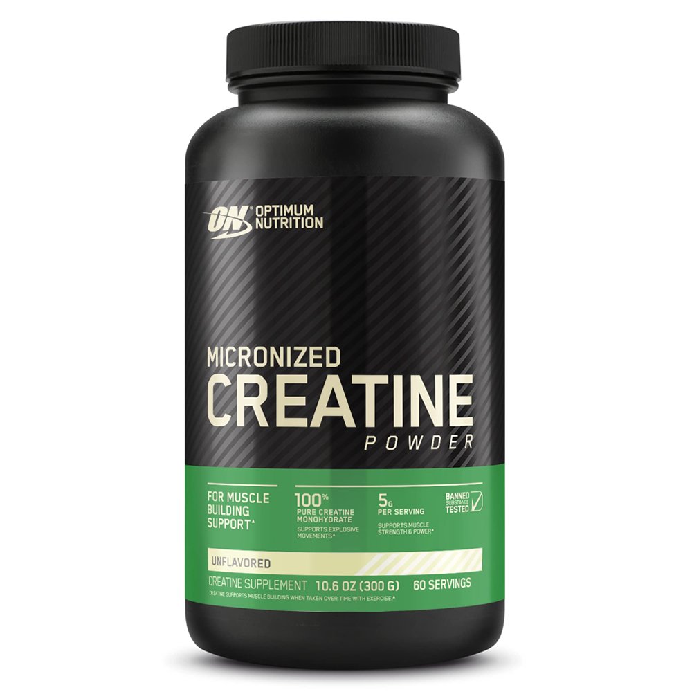 Creatina Monohidrato Optimum Nutrition -  Micronized Creatine Powder Sin Sabor 60 Serv