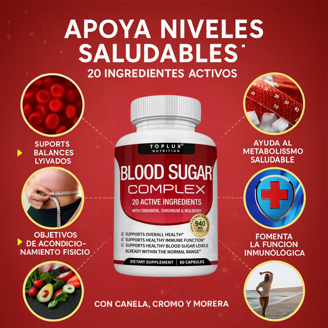 Blood Sugar Complex | Regula tus Niveles de Azúcar