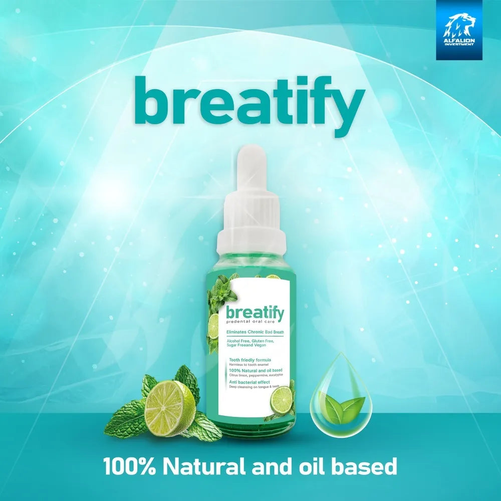 Breatify® Gotas para el Mal Aliento. Tratamiento para la Alitosis.