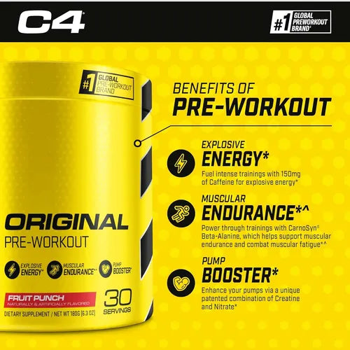 Preworkout C4 Original x 60 servicios