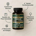 Berberine+ Premium 1.500mg - REGULA EL AZUCAR Y BAJA DE PESO